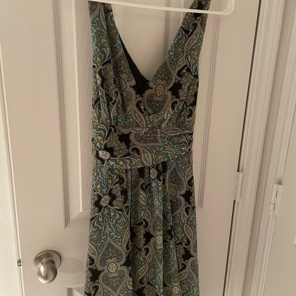 Cute Empire style sleeveless dress. Fully lined. - Picture 1 of 7